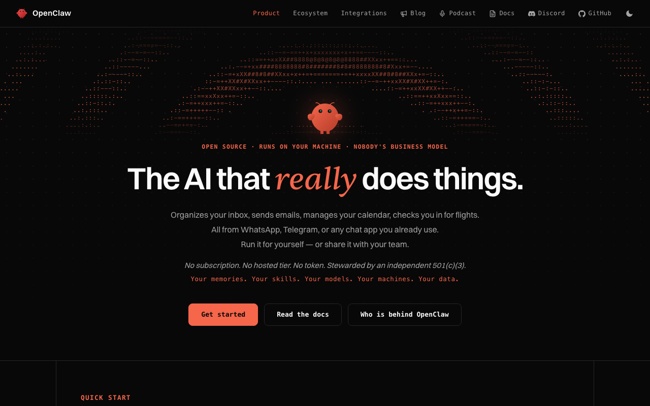 OpenClaw: an open personal assistant
