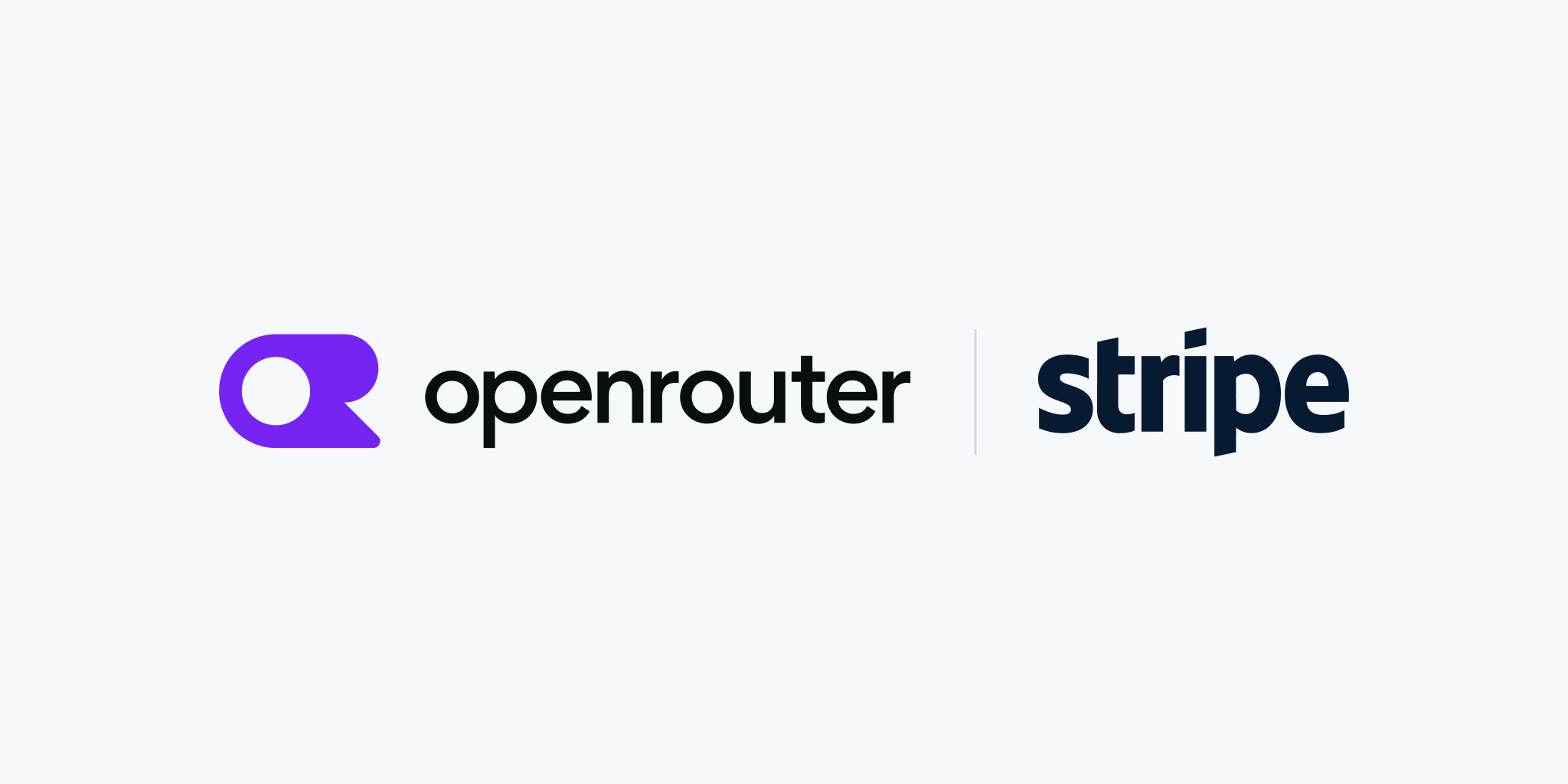 Stripe官方收購公告：OpenRouter與Stripe品牌圖
